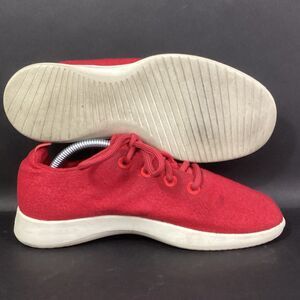 Allbirds Wool Runners - Women's Sz 8 - Crimson Red - Merino Wool - Low Shoes